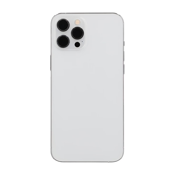 iPhone 12 Pro Max Back Cover with Complete Frame OEM - White