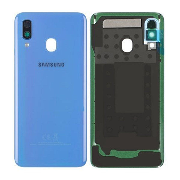 Galaxy A40 Back Cover Blue