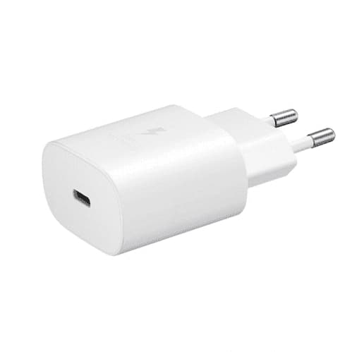 Original Samsung Ultra-Fast USB-C PD 25W, 3A Väggladdare - Vit Svart