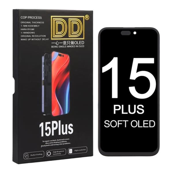 iPhone 15 Plus Soft OLED Skärm - DD