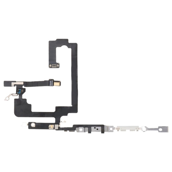 iPhone 15 Plus Power Button Flex Cable Metal Bracket Pre-installed