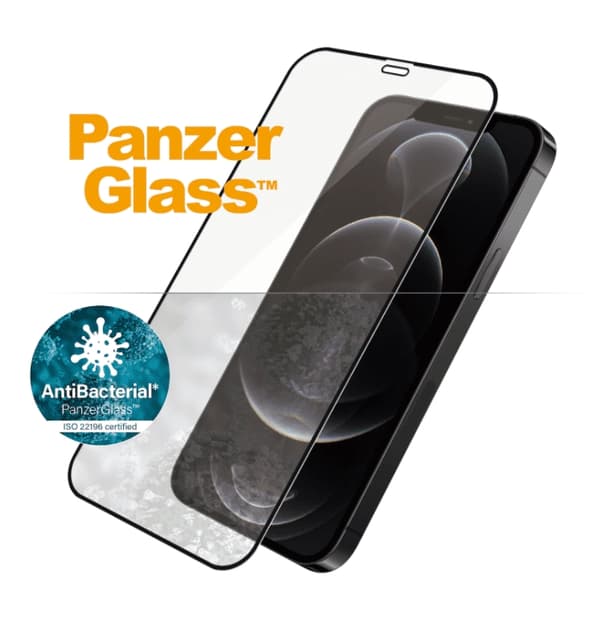 Skärmskydd i Härdat Glas för iPhone 12/12 Pro Svart
