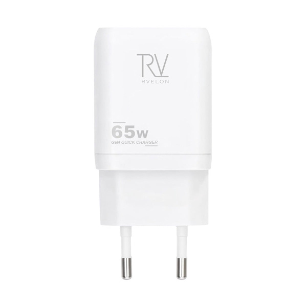 Rvelon 65W 2C1A EU POWER ADAPTER WHITE