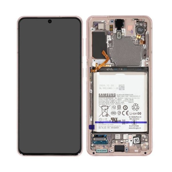 Original Samsung Galaxy S21 5G LCD Skärm + Batteri - Phantom