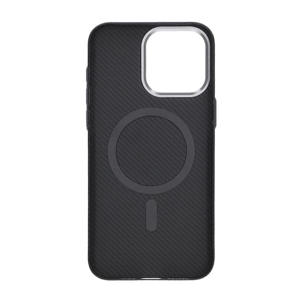 iPhone 15 Pro Max Mobilskal Carbonmönstrad - Svart