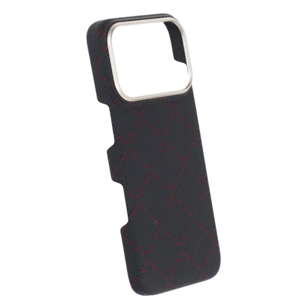 Kevlar Woven Magnetic Case - iPhone 17 Pro Black Check