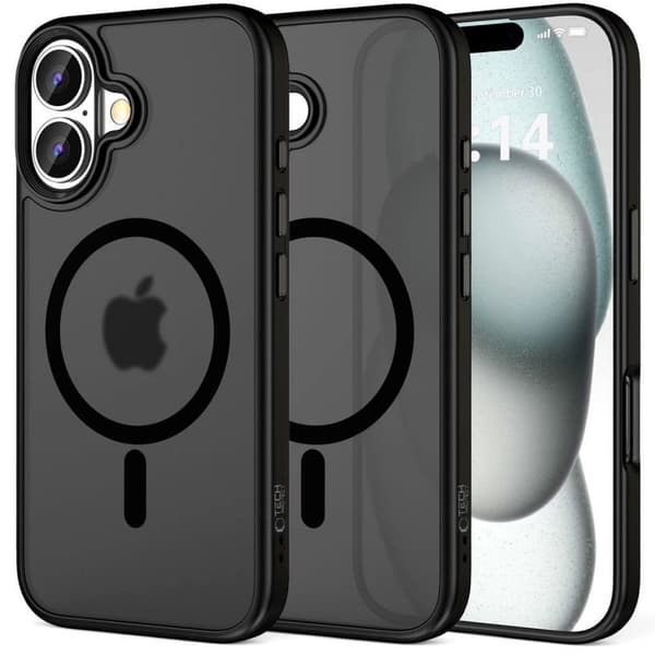 Tech-Protect MagMat MagSafe Case iPhone 16 - Black