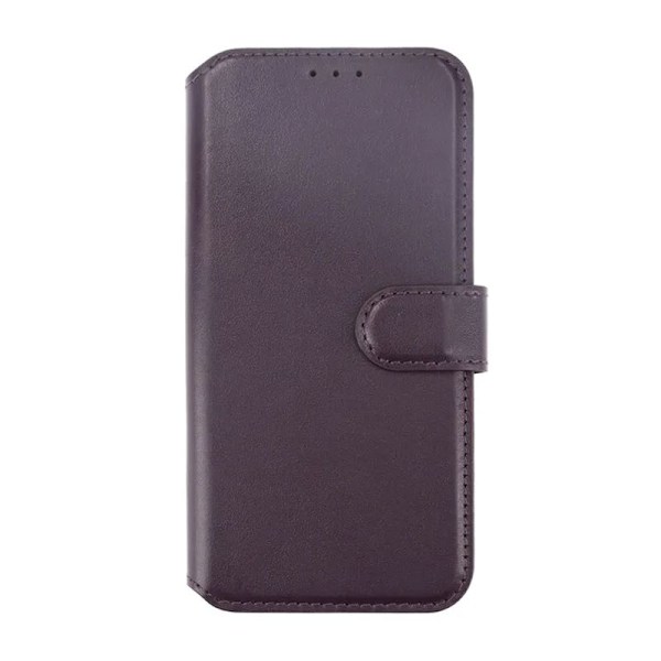 iPhone 15 Plånboksfodral Läder Rvelon - Lila