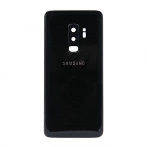 Samsung Galaxy S9 Plus Baksida med tejp  - Svart Svart