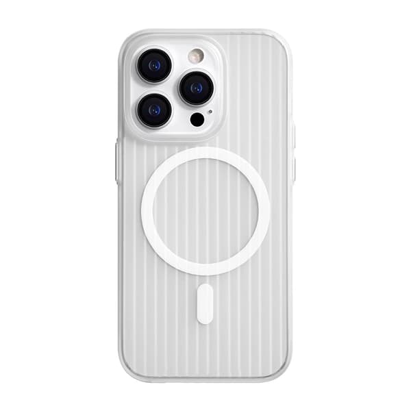 iPhone 12 Pro Max Mobile Case Corrugated - Transparent