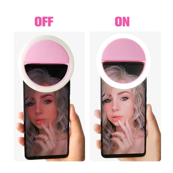 OLED-ljus för selfies / OLED-ljus för smink - Svart Svart