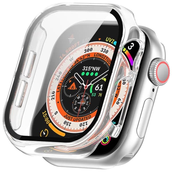 Apple Watch Series 11/10 42mm Case with Screen Protector – Transparent