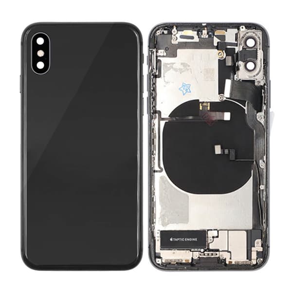 iPhone X Baksida med Komplett Ram - Svart