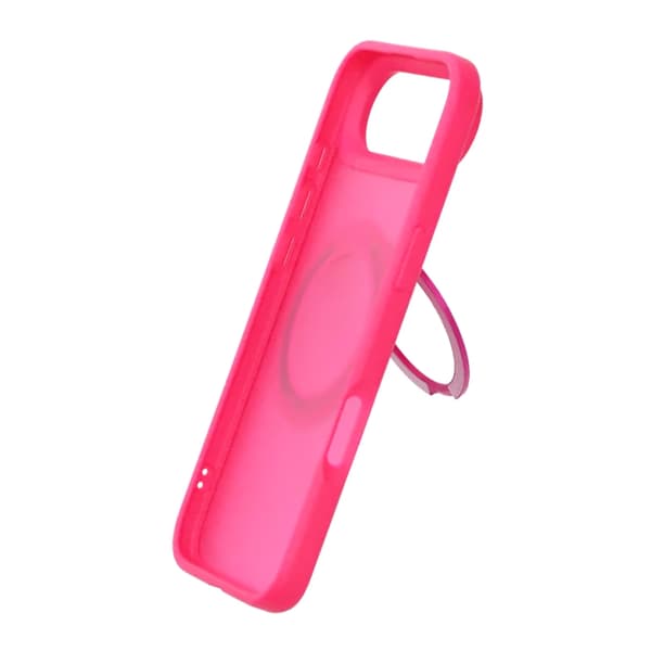 Mobile Case Rotating Magnet Stand for iPhone 17 Air - Red