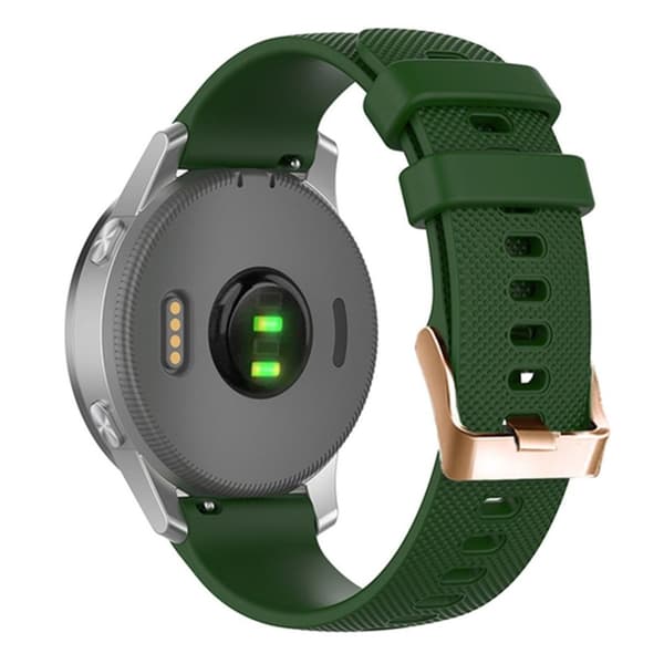 Garmin Forerunner 265S Watch Strap in Silicone, 18mm - Green