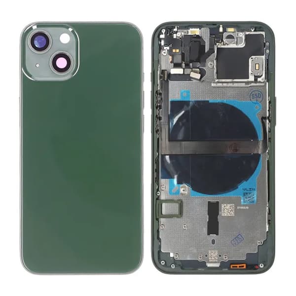 iPhone 13 Back Cover Complete OEM Green With Small Parts