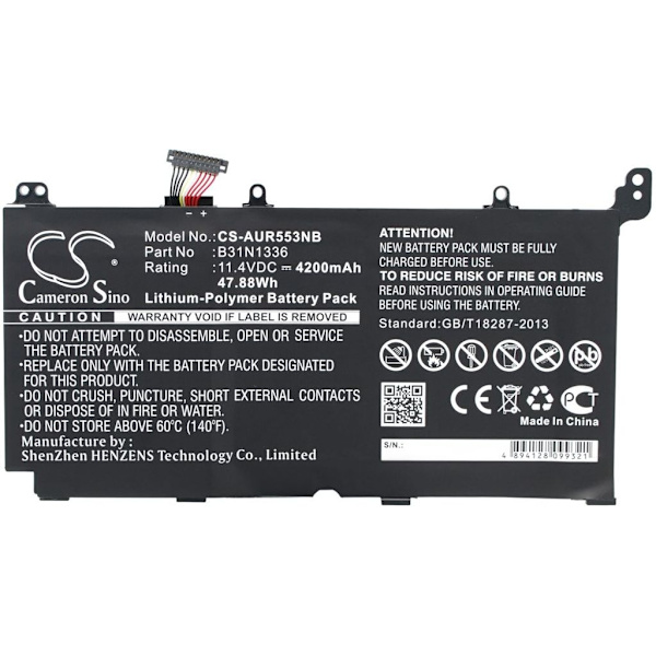 Battery for Asus R553LF etc