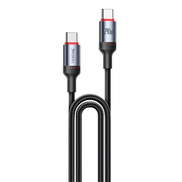 Yesido CA186 USB-C charging cable 240W 5A, 2m