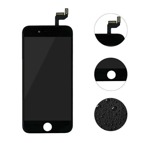 iPhone 6S LCD Skärm Refurbished - Svart