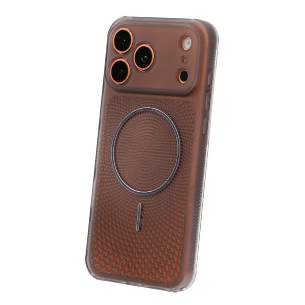 Magnetic Mesh Cooling Phone Case For iPhone 17 Pro/18 Pro Black