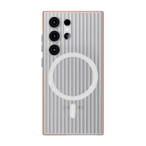 Samsung S24 Ultra Mobile Case Corrugated Anti-Slip - Orange