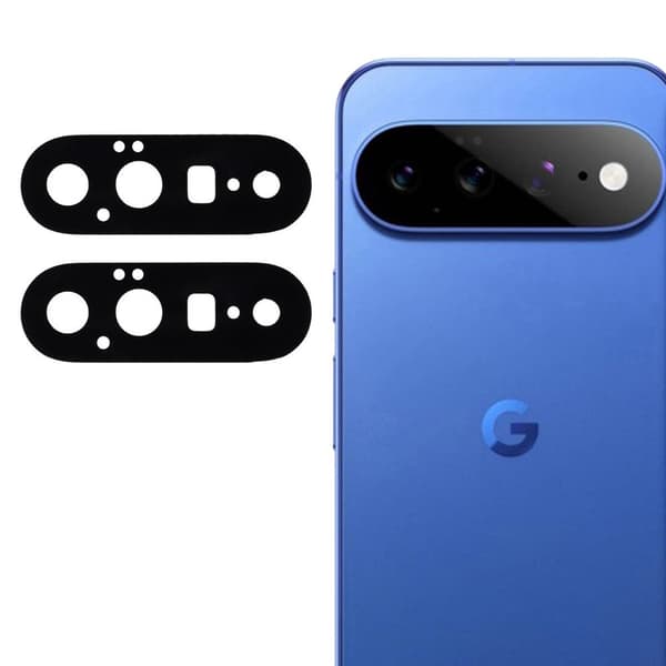 Google Pixel 11 Camera Lens Protector 2-Pack Arc Edge Tempered Glass - Black