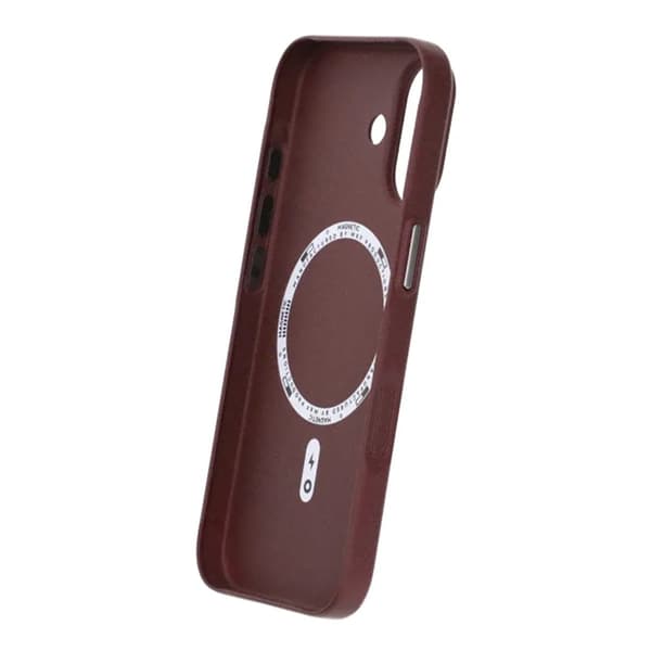 Corrugated Rock Sand Magnetic Case - iPhone 17 Red