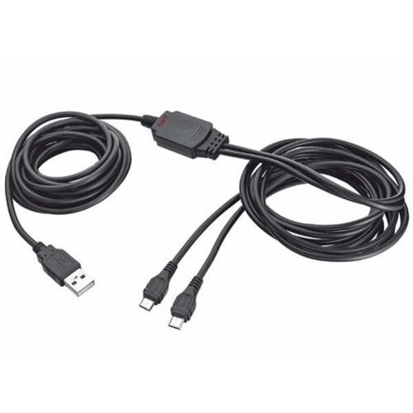 Charge & Play kabel PS4 - ladda två kontroller samtidigt