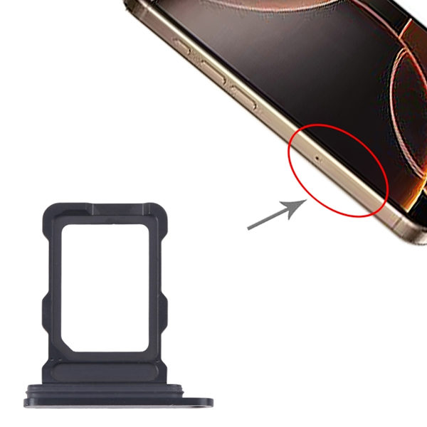 iPhone 16 Pro and 16 Pro Max SIM Card Holder - Black