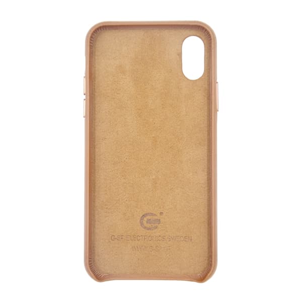 Leather case for iPhone X and XS - Brown