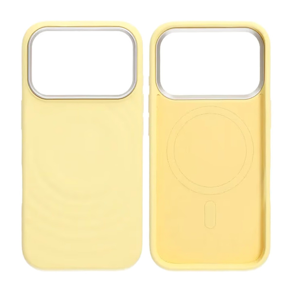 Mobile Case Silicone with Magsafe for iPhone 17 Pro Max - Yellow