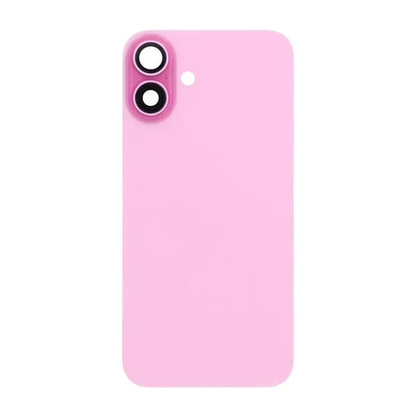 iPhone 16 Plus Back Glass with Magnet and Camera Lens - Pink