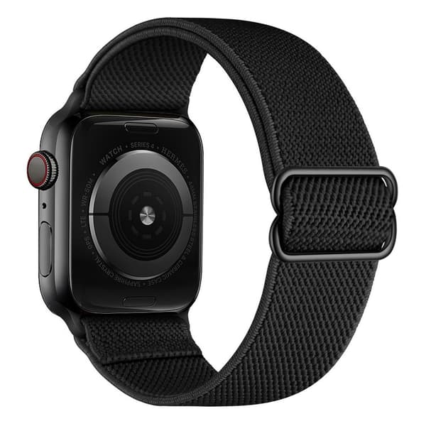 Apple Watch 42/44/46/49mm Watch Strap Braided Nylon – Black
