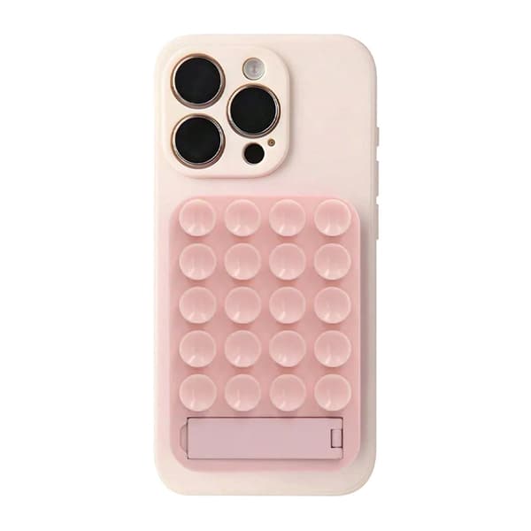 MagSafe Silicone Suction Cup Stand Phone Mount Pink