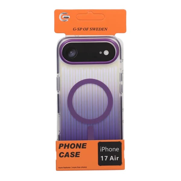 Mobile Case Corrugated MagSafe for iPhone Air - Dark Purple