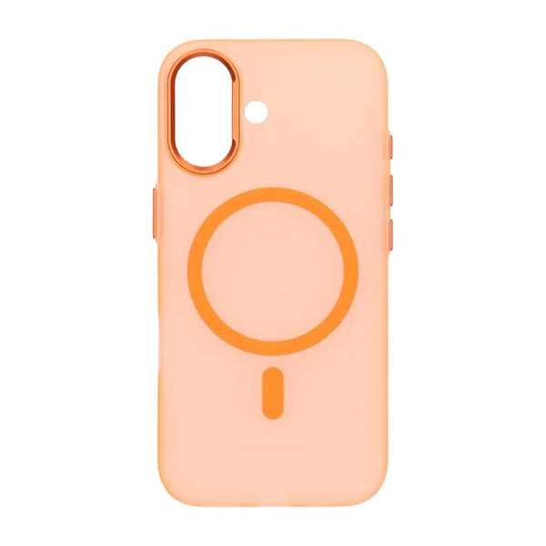 Mobile Case Shockproof with Camera Protection for iPhone 17 - Orange