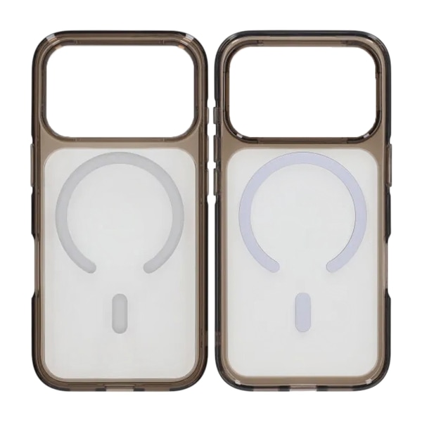 Aurora Magsafe Crystal Clear Case For iPhone 17 Pro Orange