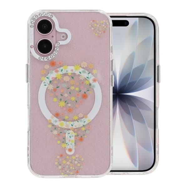 Flower Series MagSafe Case - iPhone 17 Heart Flower Cluster