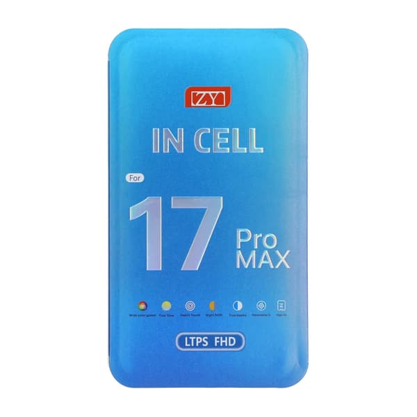 iPhone 17 Pro Max In-Cell FHD COF LCD Display Black(ZY  brand))
