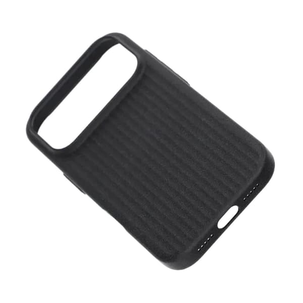 Korrugerat Skal med Magsafe för iPhone 17 Pro - Svart
