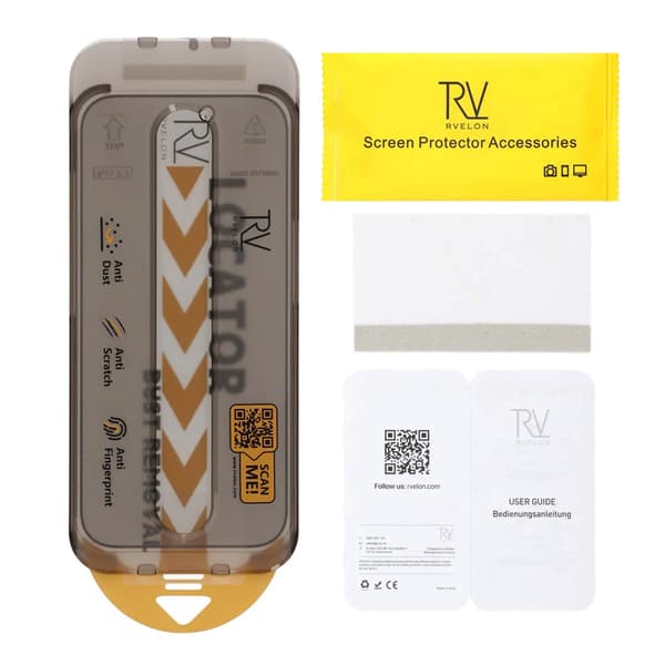 Screen Protector for iPhone 17 Pro – Privacy Full Cover Tempered Glass RV Packing instlation frame