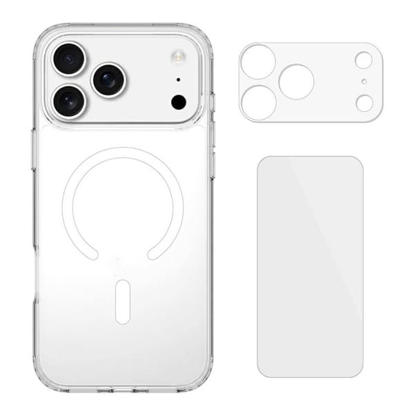 iPhone 18 Pro MagSafe Case with Screen Protector + Lens Protector