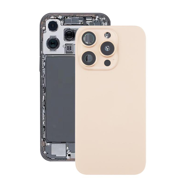 iPhone 16 Pro Back Glass with Magnet and Camera Lens - Sand Colored Titanium