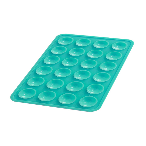Double-sided mobile phone holder with suction cups - Light blue