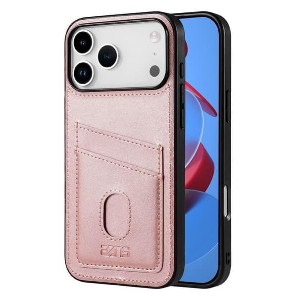iPhone 18 Pro Case in PU-leather - Rose gold