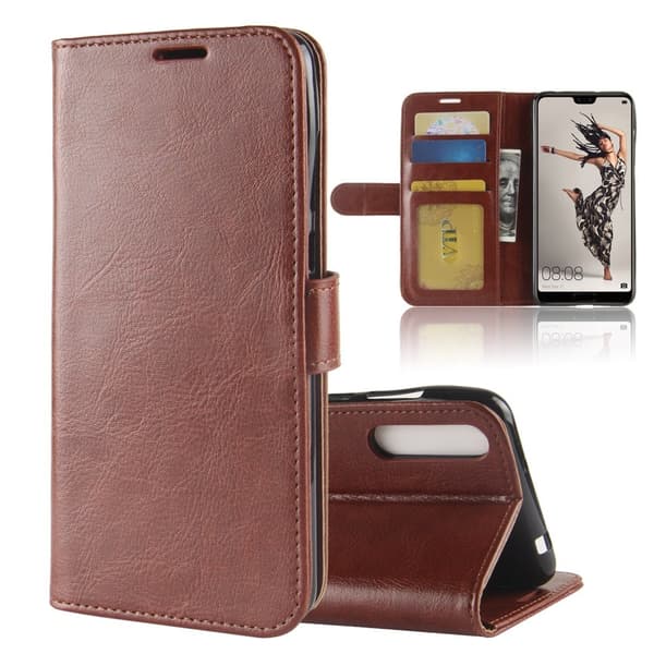 Crazy Horse Cover for Huawei P20 Pro - Brown