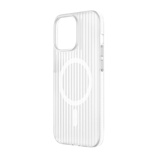 Corrugated Anti-Slip Case for iPhone 14 and 13 - Non-Slip - Clear