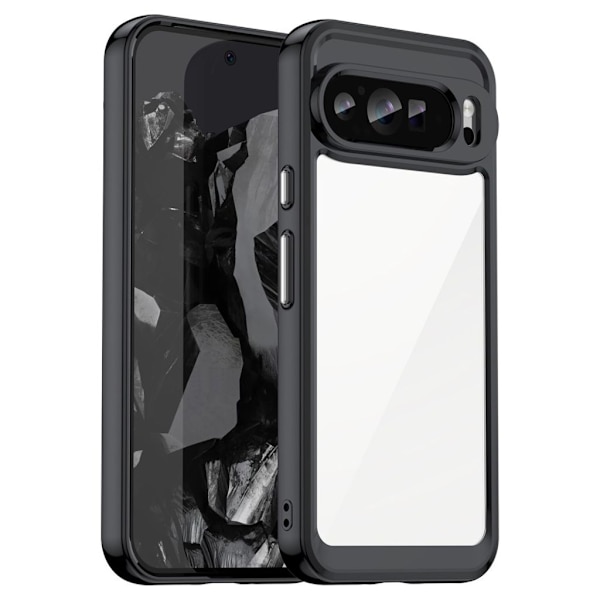 Google Pixel 9 Pro XL Case with acrylic frame - Black