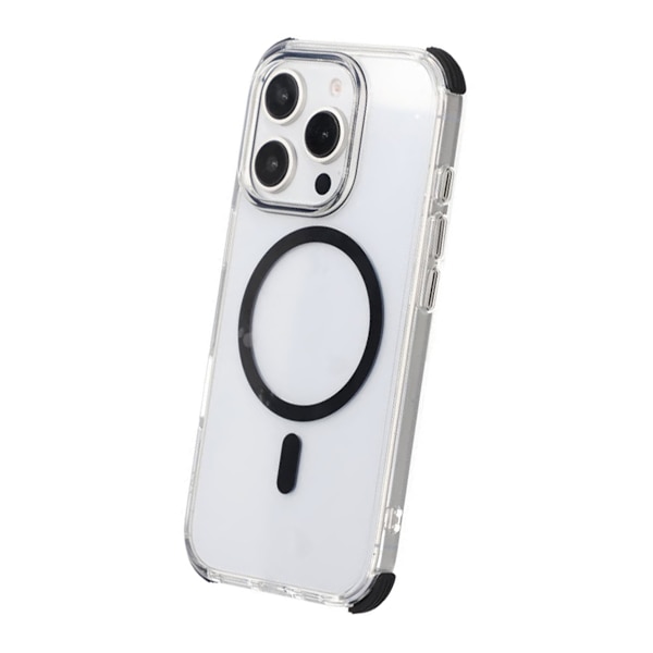 iPhone 16 Pro Max Rvelon Mobile Case Magnet with Edge Protection - Black