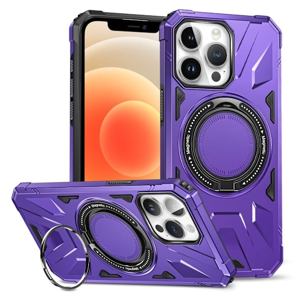 iPhone 12 Pro Max Case with Ring holder - Purple